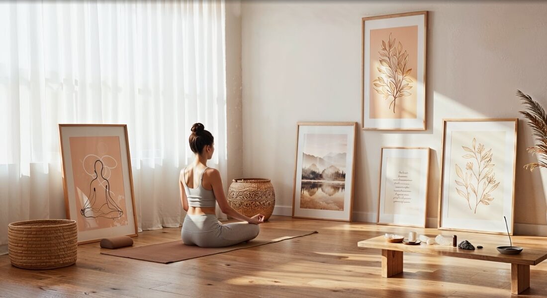 How to Create a Peaceful Home Yoga Space